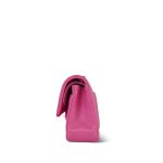 20S Pink Caviar Quilted Classic Flap Small LGHW - Image 4