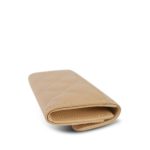 Beige Caviar Quilted Classic Flap Card Holder Gold Hardware - Image 8