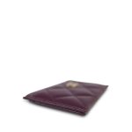 Burgundy Caviar Quilted Classic Card Holder LGHW - Image 5