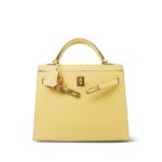 Kelly Sellier 25 Jaune Poussin Epsom Gold Plated Z Stamp - Image 4