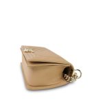 22S Beige Chevron Caviar Quilted Boy Bag Medium Light Gold Hardware - Image 8