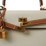 Kelly Sellier 25 Bi-Color Horseshoe (HSS) Craie/Gold Epsom Gold Plated Y Stamp - Image 8
