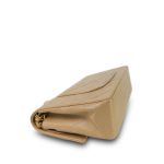 Beige Lambskin Quilted Medium Classic Flap GHW - Image 9