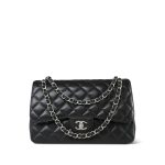 Black Caviar Quilted Classic Flap Jumbo SHW - Image 2