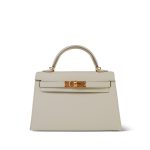 Mini Kelly Sellier Craie Epsom Gold Plated Y Stamp - Image 3