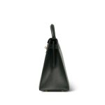 Kelly 28 Vert Fonce Box Calfskin Gold Plated (W) Stamp - Image 7