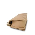 22S Beige Chevron Caviar Quilted Boy Bag Medium Light Gold Hardware - Image 12