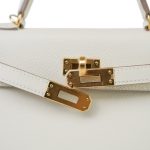 Mini Kelly Sellier Craie Epsom Gold Plated Y Stamp - Image 17