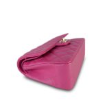 20S Pink Caviar Quilted Classic Flap Small LGHW - Image 7
