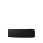 Mini Kelly 20 Noir Chèvre Gold Plated A Stamp - Image 7