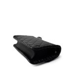 Black Calfskin Braided My Own Frame Flap Bag Aged GHW - Image 9