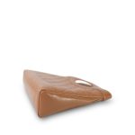 Caramel Calfskin Quilted 31 Small Shopping Bag Light Gold Hardware - Image 11