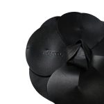 Black Satin/Lambskin Camellia Chain Hand Bag LGHW - Image 3