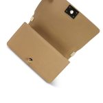 22S Beige Chevron Caviar Quilted Boy Bag Medium Light Gold Hardware - Image 14