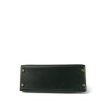 Kelly 28 Vert Fonce Box Calfskin Gold Plated (W) Stamp - Image 10