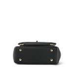 20B Black Caviar Quilted Business Affinity Flap Small Light Gold Hardware - Image 11