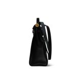 Herbag Zip PM 31 Black and Ecru Toile H Berline Vache Hunter Gold Plated B Stamp - Image 4