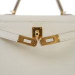 Mini Kelly Sellier Craie Epsom Gold Plated Y Stamp - Image 5