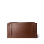Birkin 35 Brown Ardennes Gold Plated [B] Stamp - Image 6