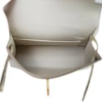 Mini Kelly Sellier Craie Epsom Gold Plated Y Stamp - Image 18