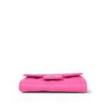 22K Pink Caviar Quilted Classic Flap Card Holder LGHW - Image 10