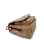 22B Beige Caviar Quilted Business Affinity Medium Flap Light Gold Hardware - Image 6