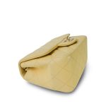 21C Light Yellow Lambskin Quilted Mini Square Flap Light Gold Hardware - Image 7