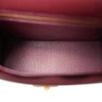 Kelly Sellier 25 Rouge H Veau Sombrero Gold Plated A Stamp - Image 14