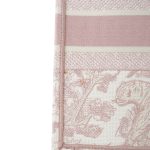 Dior Ecru and Pink Toile de Jouy Embroidery Book Tote Medium - Image 12