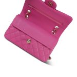 20S Pink Caviar Quilted Classic Flap Small LGHW - Image 15