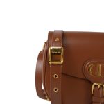 Dior Caramel Calfskin Bobby Bag Medium Gold Hardware - Image 3