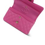 20S Pink Caviar Quilted Classic Flap Small LGHW - Image 16