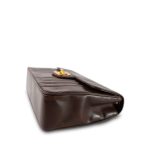 Brown Mademoiselle Lambskin Vertical Flap Jumbo GHW - Image 5