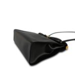 Herbag Zip PM 31 Black and Ecru Toile H Berline Vache Hunter Gold Plated B Stamp - Image 9