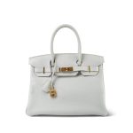 Birkin 30 Gris Perle Veau Togo Gold Plated D Stamp