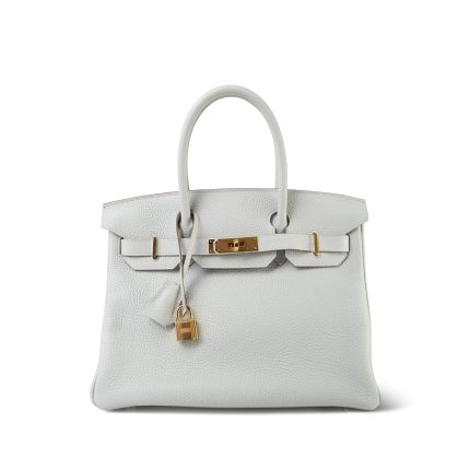 Birkin 30 Gris Perle Veau Togo Gold Plated D Stamp