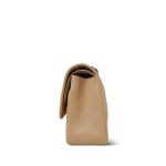 Beige Clair Caviar Quilted Jumbo Classic Flap SHW - Image 2