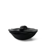 Black Satin/Lambskin Camellia Chain Hand Bag LGHW - Image 9