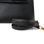 Mini Kelly 20 Noir Chèvre Gold Plated A Stamp - Image 13