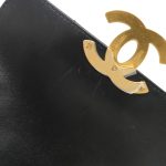 24B Black Lambskin Quilted CC Flap Bag Mini Aged Gold Hardware - Image 14