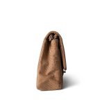 Light Brown Python Medium Classic Flap SHW - Image 2