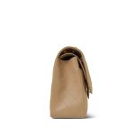 Beige Clair Caviar Quilted Jumbo Classic Flap SHW - Image 4
