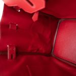Birkin 30 Rouge Vif Ardennes Gold Plated [D] Stamp - Image 15