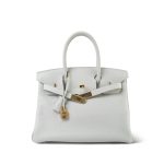 Birkin 30 Gris Perle Veau Togo Gold Plated D Stamp - Image 4