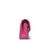 19C Pink Caviar Quilted Classic Flap Small Light Gold Hardware - Image 5
