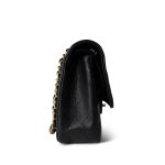 Black Caviar Quilted Classic Flap Medium 24k Gold Hardware - Image 2