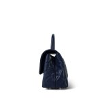 Navy Caviar Quilted Small Coco Handle LGHW - Image 3