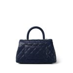 Navy Caviar Quilted Small Coco Handle LGHW - Image 2