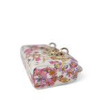 Calfskin Embroidered Butterfly Printed Lady D-Joy Multicolor - Image 7