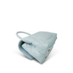 Light Blue Caviar Quilted Small Coco Handle Light Gold Hardware - Image 12
